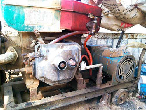 色达单杠柴油机发电机出租